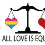 All Love is Equal with Pansexual Heart