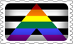 Straight Ally Pride Stamp by lovemystarfire