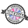 Certified Bisexual Stamp