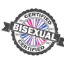 Certified Bisexual Stamp