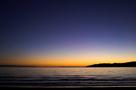 Sunset over Kapiti Island