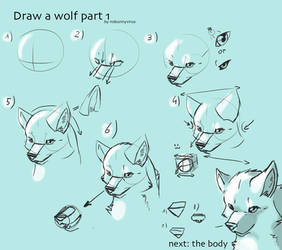 The poorly made wolf drawing tutorial