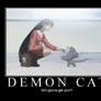 Demotivator - Demon Cat