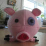 Mr.Waddles the 15lb pig (front view)