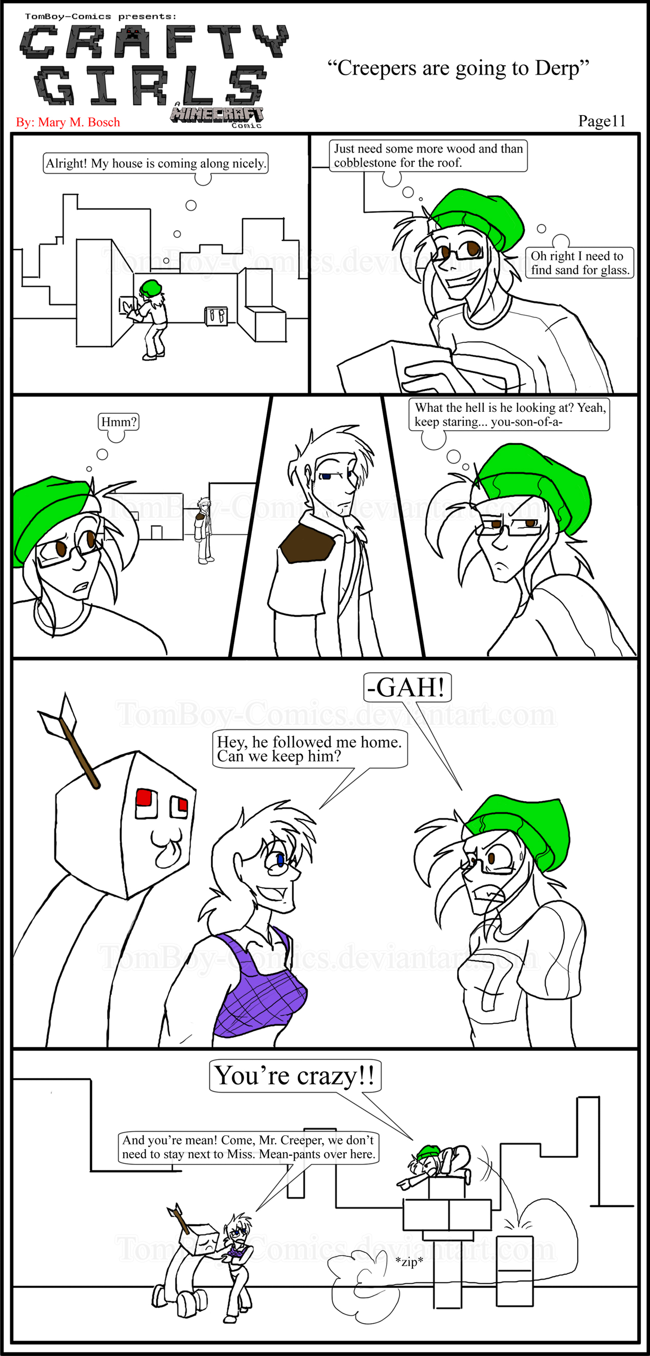 Minecraft Comic: CraftyGirls Pg 11