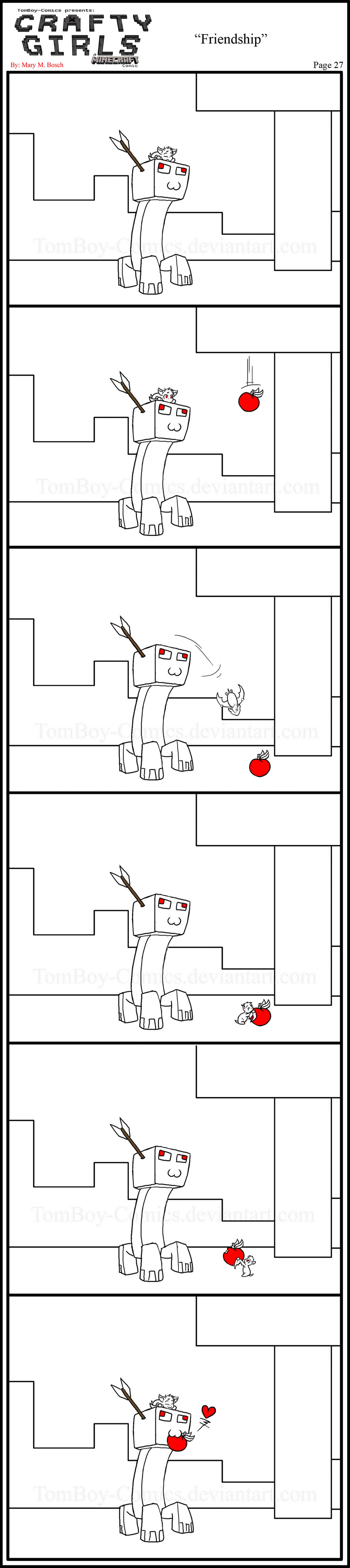Minecraft Comic: CraftyGirls Pg 27 by TomBoy-Comics on DeviantArt