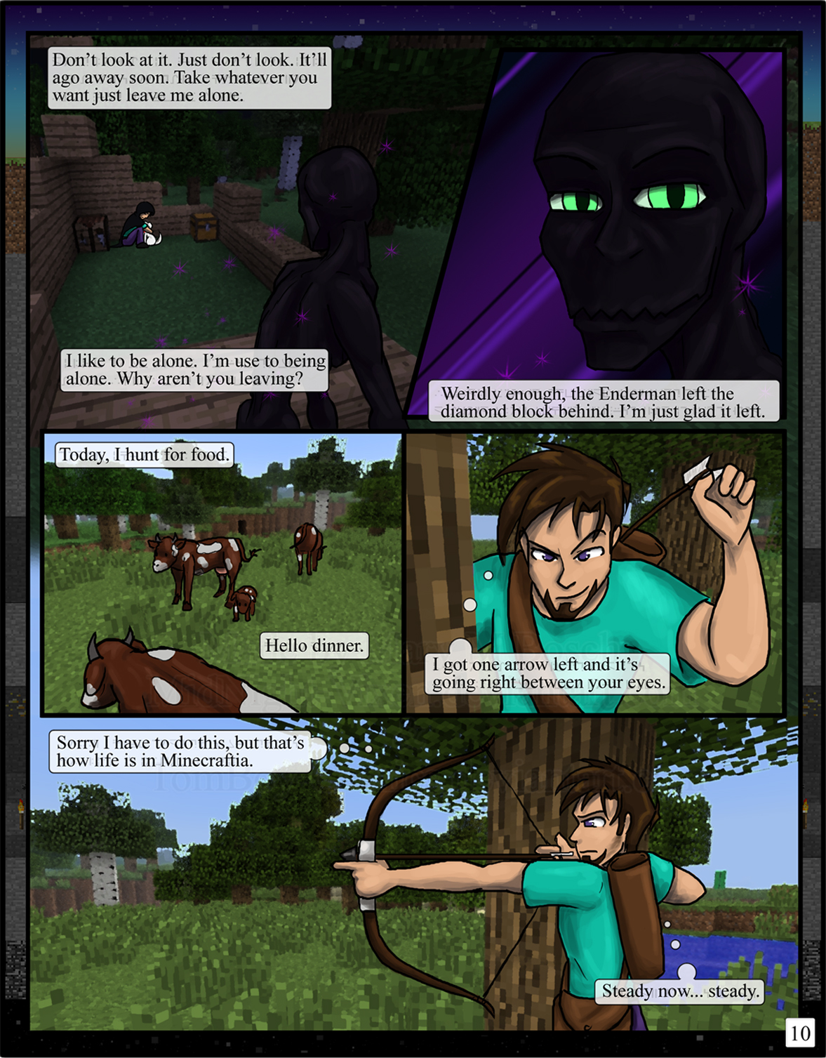 Minecraft: The Awakening Pg10 by TomBoy-Comics on DeviantArt