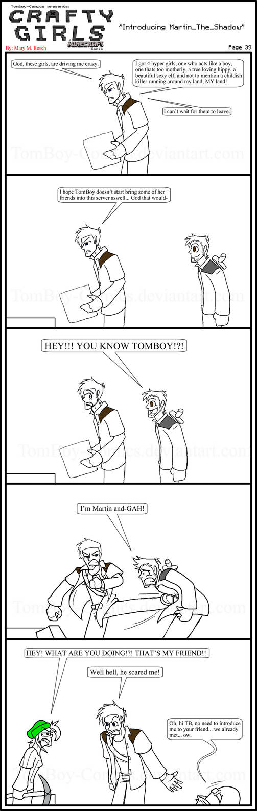 Minecraft Comic: CraftyGirls Pg 39 by TomBoy-Comics on DeviantArt