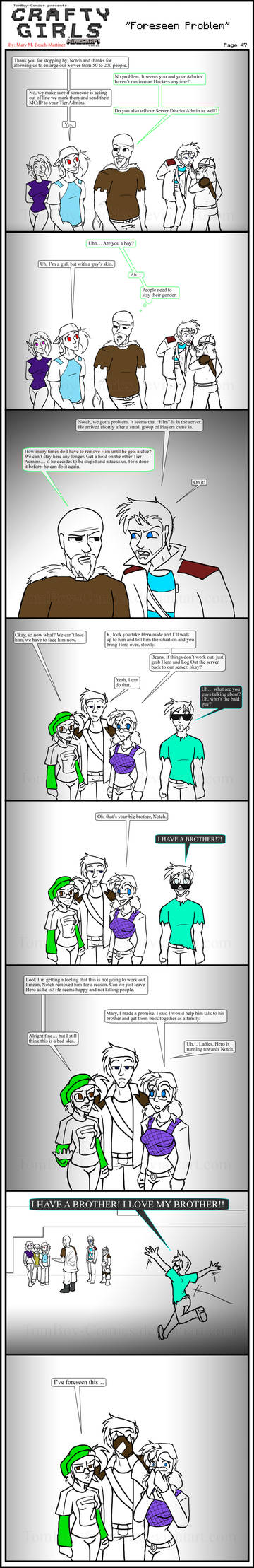 Minecraft Comic: CraftyGirls Pg 47 by TomBoy-Comics on DeviantArt