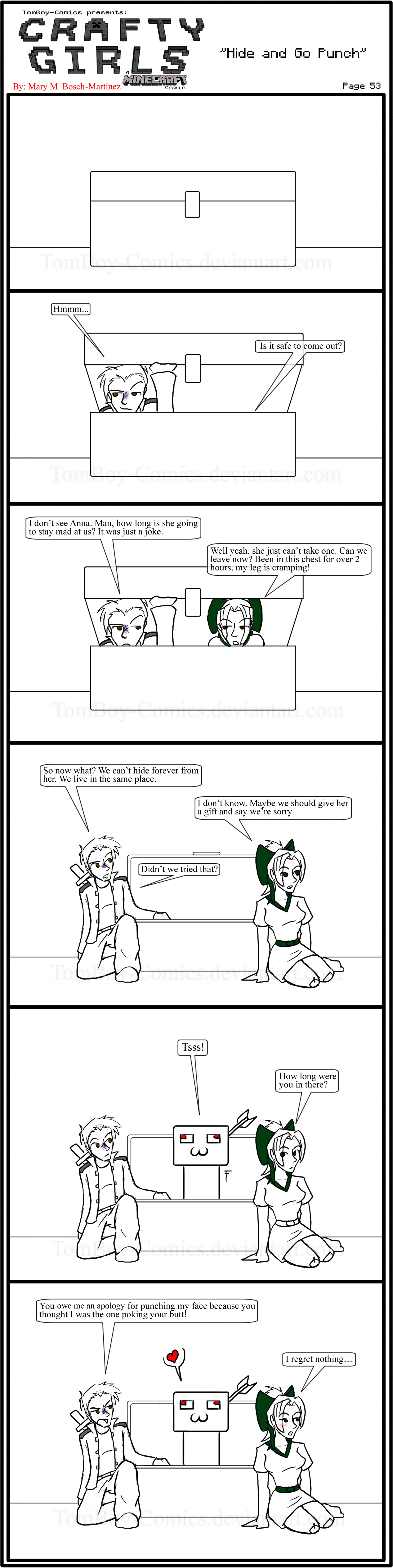 Minecraft Comic: CraftyGirls Pg 53