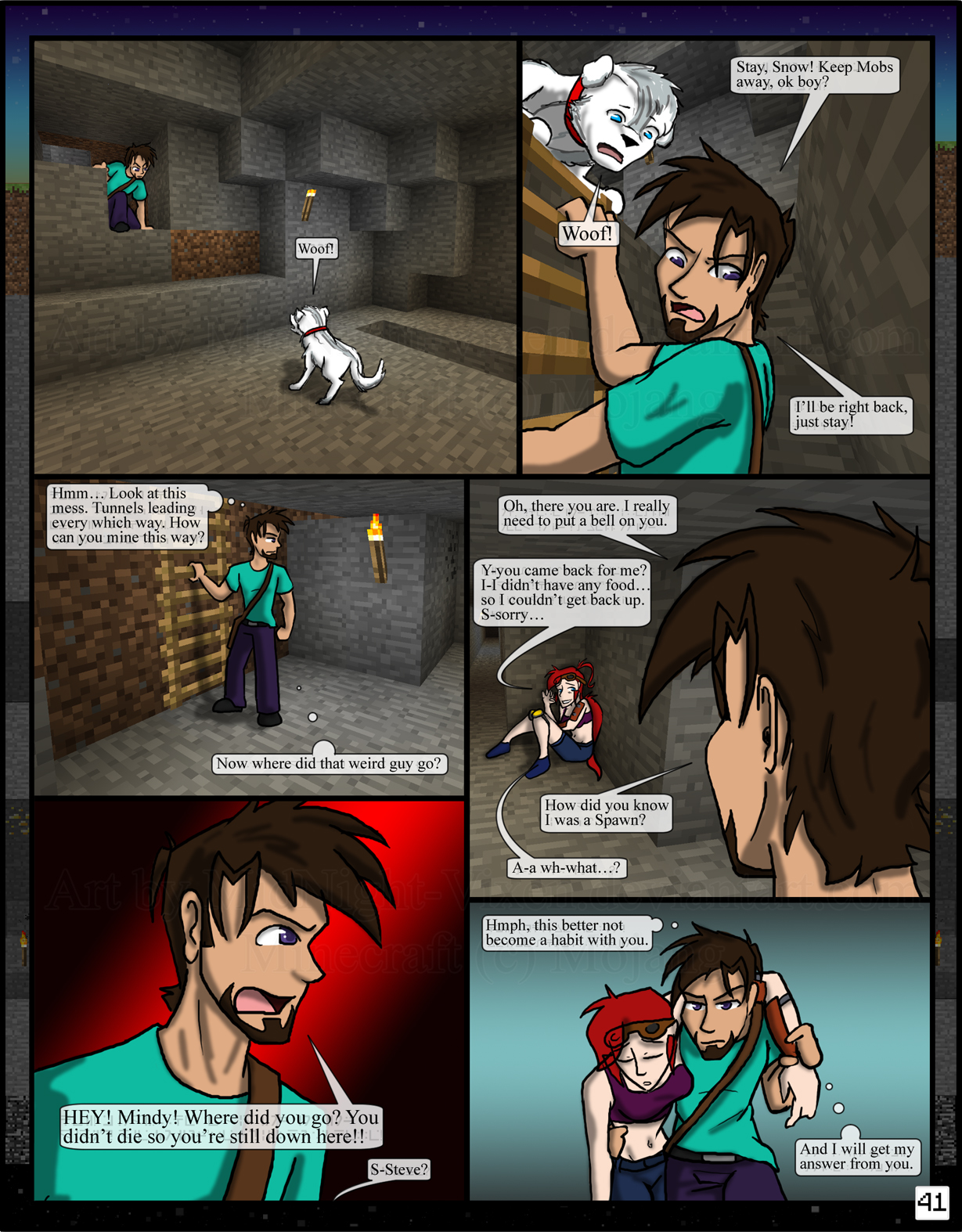 Minecraft: The Awakening Pg41 by TomBoy-Comics on DeviantArt