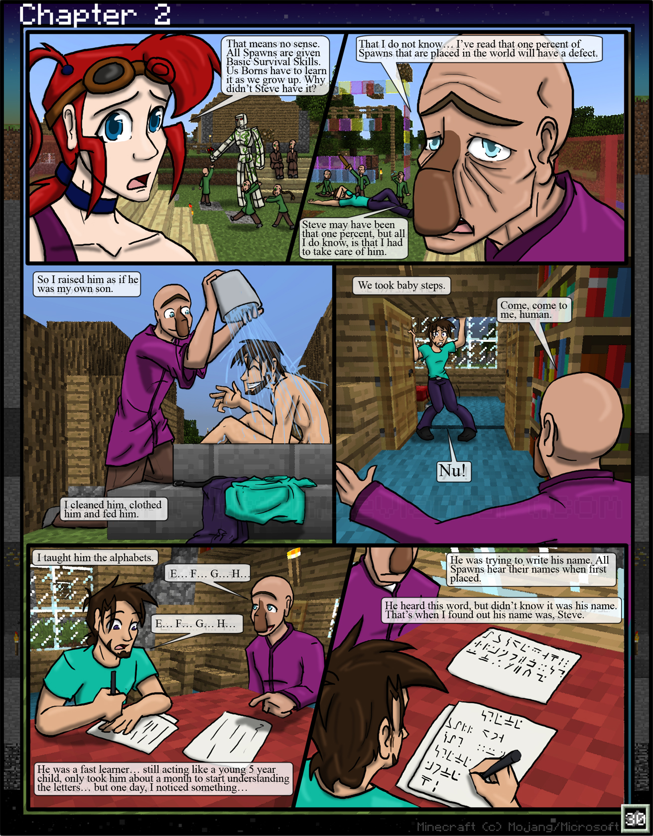 Minecraft The Awakening Ch2 30 By Tomboy Comics On Deviantart