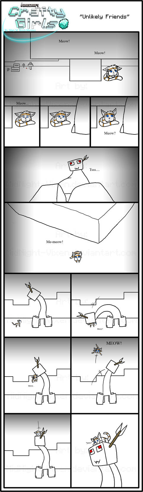 Minecraft Comic: CraftyGirls Pg 86 by TomBoy-Comics on DeviantArt