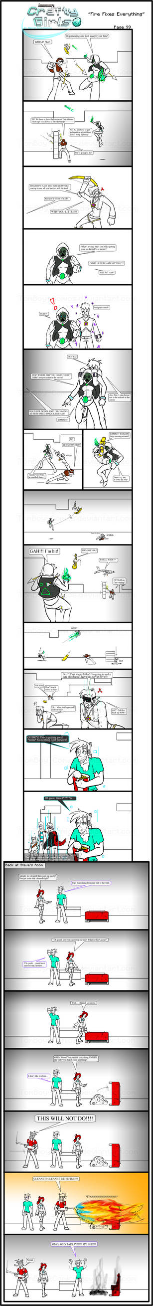 Minecraft Comic: CraftyGirls Pg 99 by TomBoy-Comics on DeviantArt