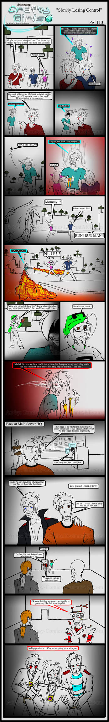 Minecraft Comic: CraftyGirls Pg 113