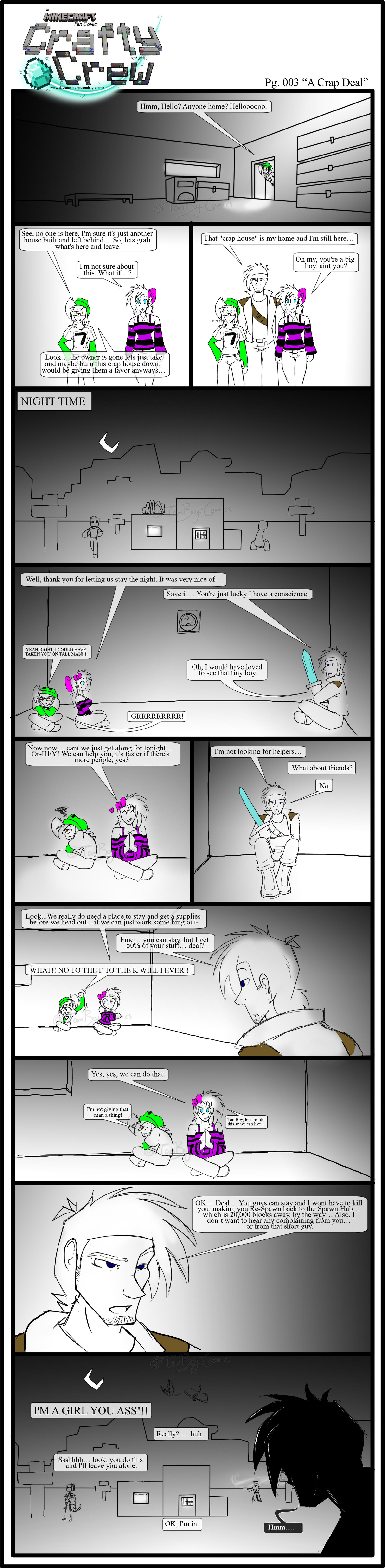 CraftyCrew Pg003 by TomBoy-Comics on DeviantArt