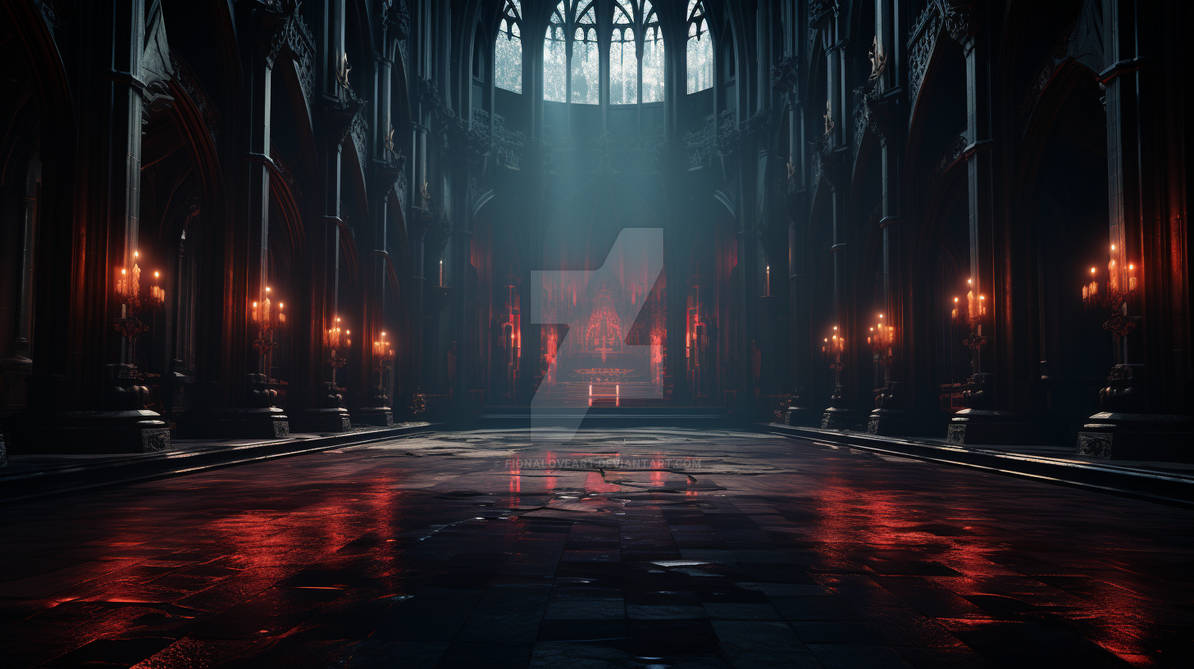 gothic room by Fionaloveart on DeviantArt