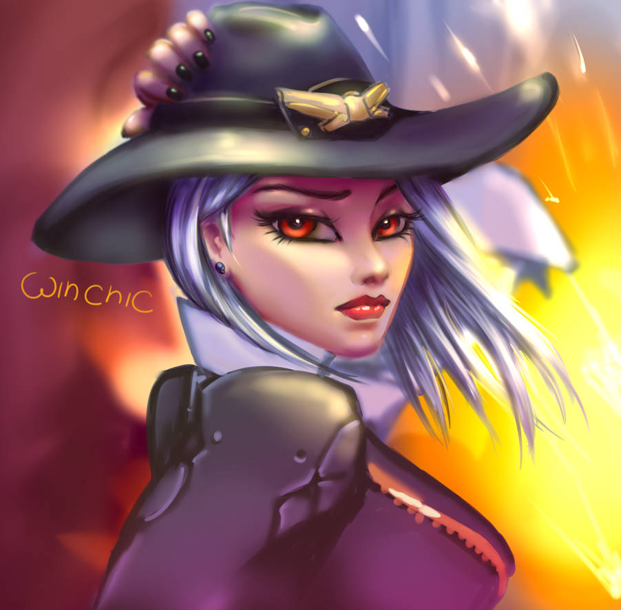 Ashe Overwatch By Winchic On Deviantart Ashe Overwatch By Winchic On Deviantart