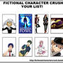 Fictional Character Crush List