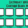Saturday Night Cartoon Block Meme Template