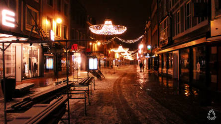 the empty streets of Eindhoven