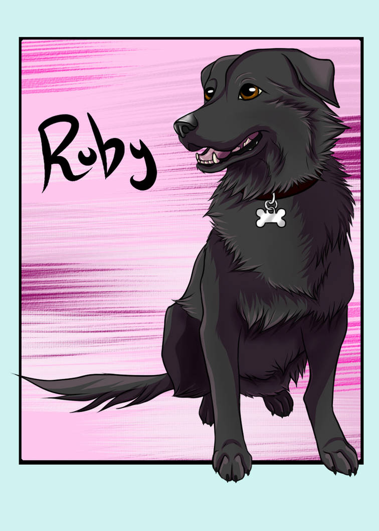 Ruby Ridge Dog Colorized Ruby Tribute by DyanaDraws on DeviantArt