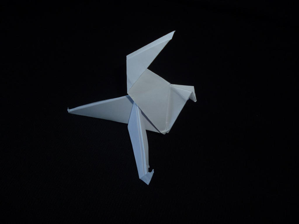 Origami raptor by hymurl on DeviantArt