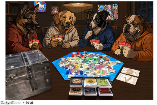 The Houndmaster Edition: Game Night on Catan Isle