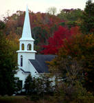 Childrens Chapel in the fall by Alabamaphoto