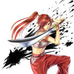 Erza Scarlet by AthenaWyrm