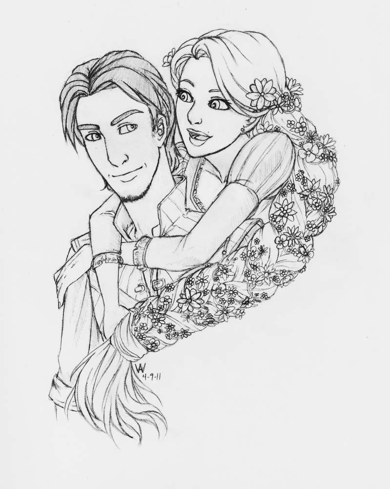 Flynn and Rapunzel