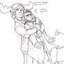 Doodle 1 - sam hugs crowley