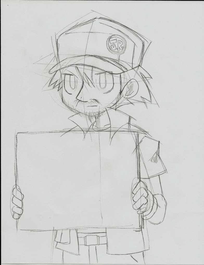 Pokemon Red Rambo Comm. Sketch by Ninja-Pumpkin on DeviantArt