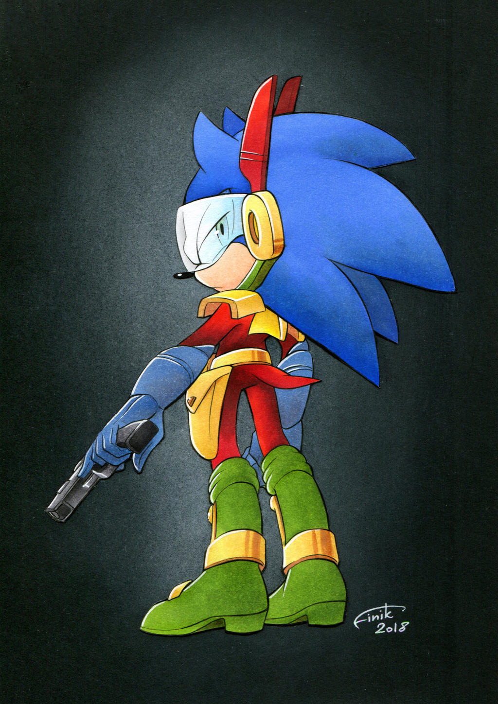 Zone Cop Zonic the Zone Cop by FinikArt on DeviantArt