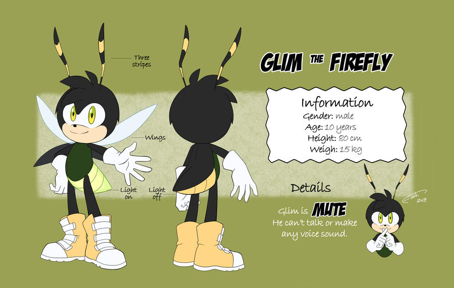 Glim the Firefly Reference by FinikArt on DeviantArt