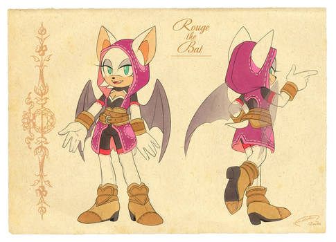 C: Rouge the Bat Fantasy AU