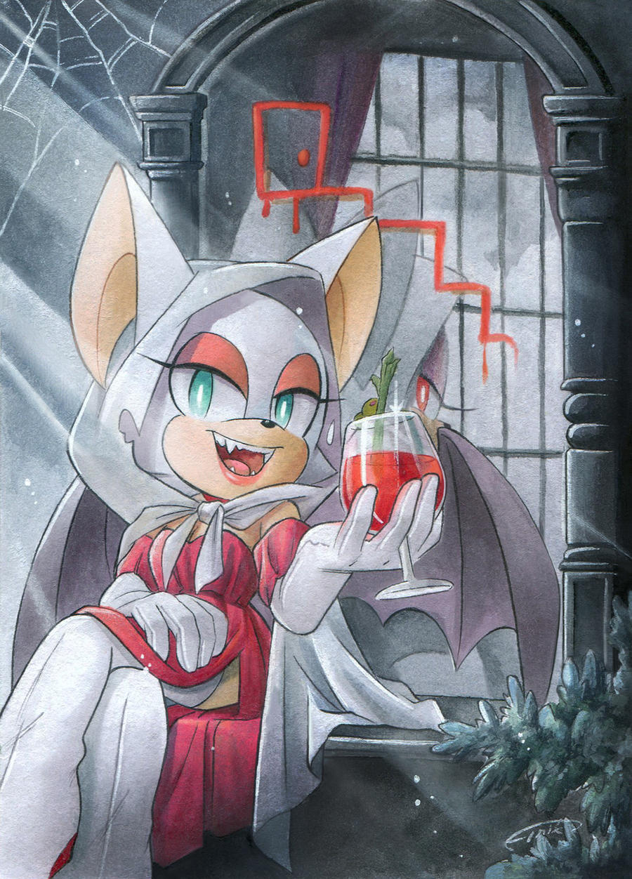 Halloween 2020: Rouge the Bloody Mary by FinikArt on DeviantArt