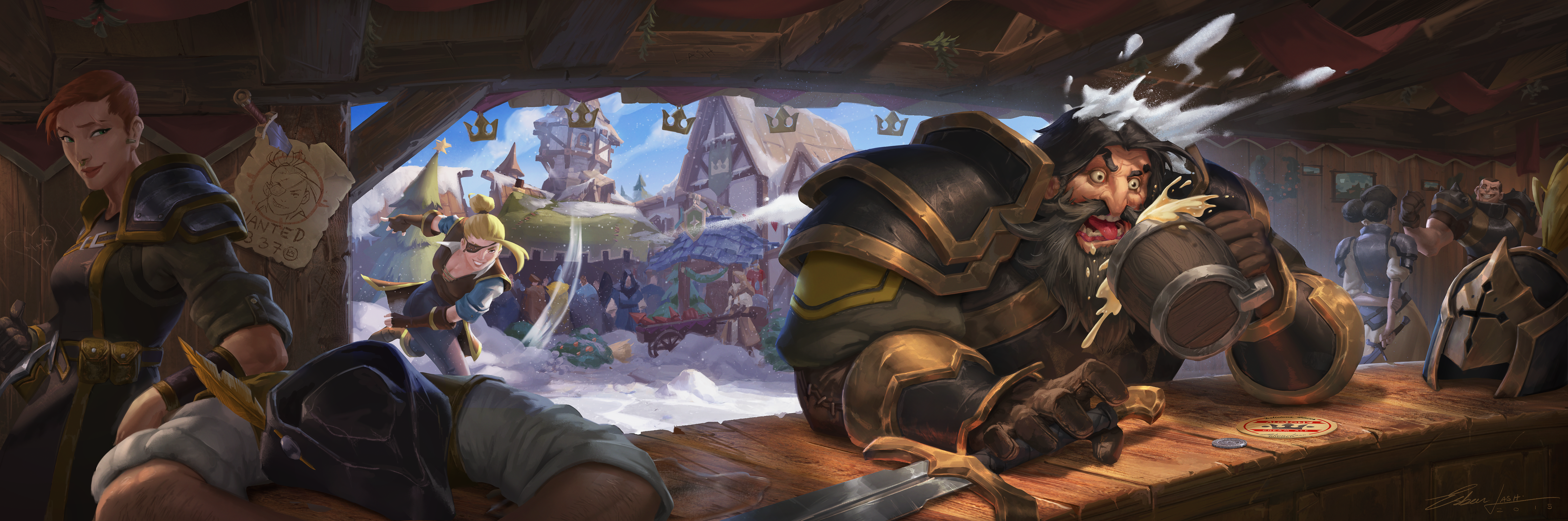 Albion Online - Snow fight! by EsbenLash