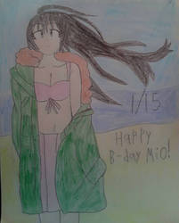 Happy Birthday Mio Akiyama!! by KaigunMontoya