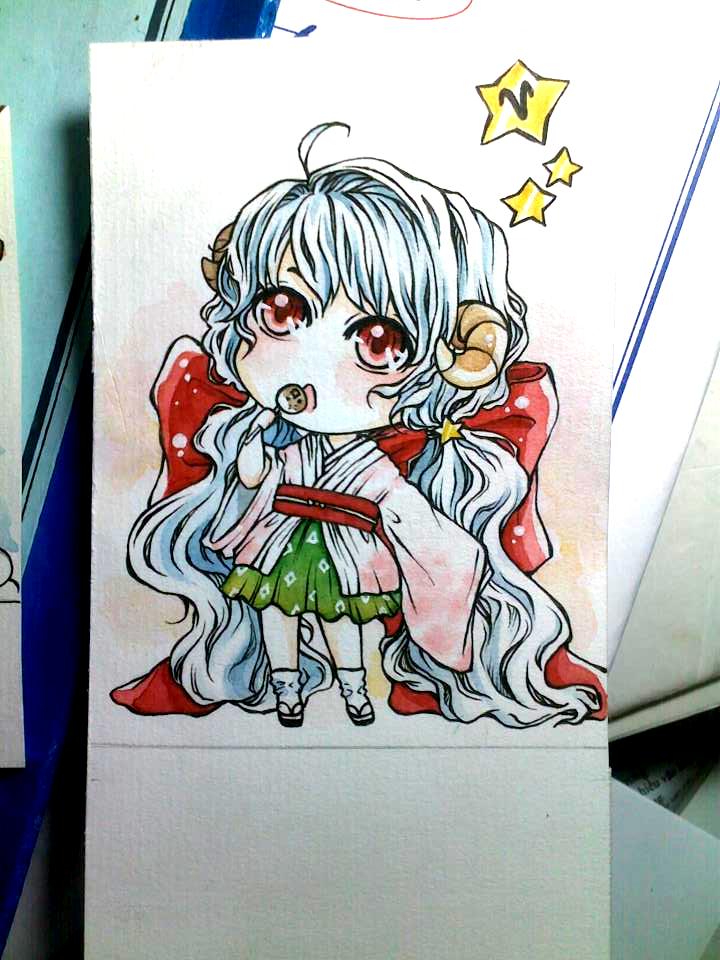 chibi water color