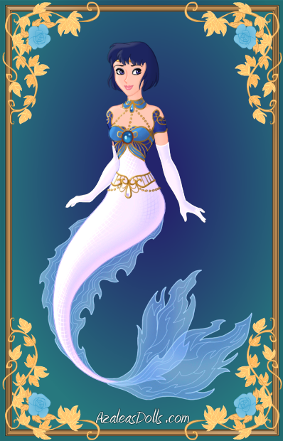 Sailor Mercury as a Mermaid