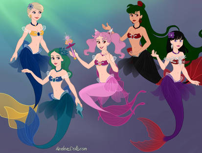 Outter Sailor Senshi Mermaids