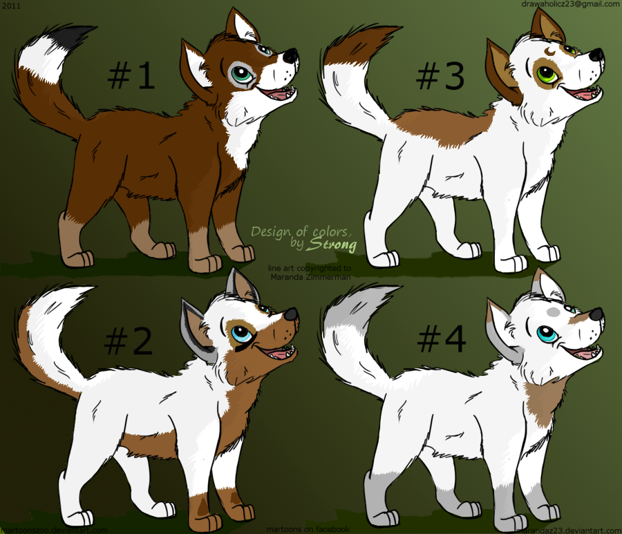 Design of possible Dominant's pups