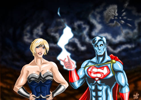 Filling In - Power Girl and Captain Atom