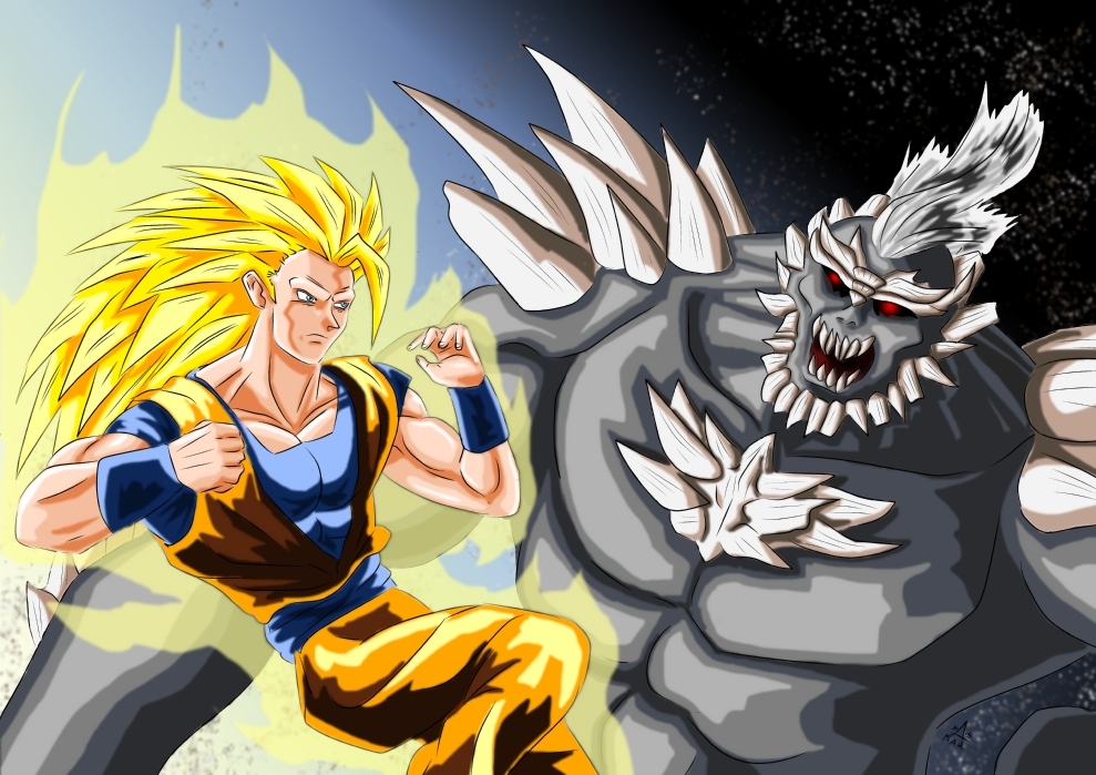 Goku Vs Doomsday by adamantis on DeviantArt