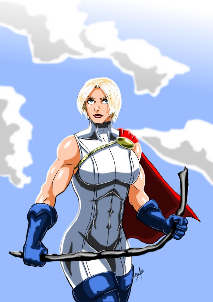 Power Girl - Alternate costume by adamantis on DeviantArt