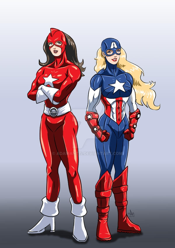 Marvel Heroines - Red Guardian and American Dream by adamantis on ...