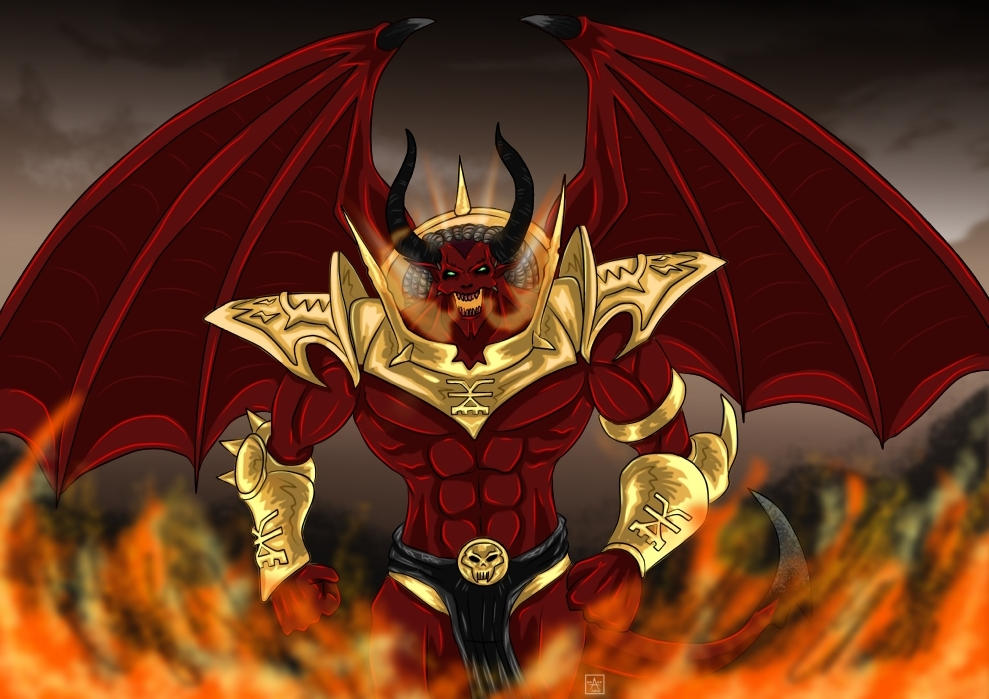 Warhammer 40'000 - The Daemon Primarch Angron by adamantis on DeviantArt