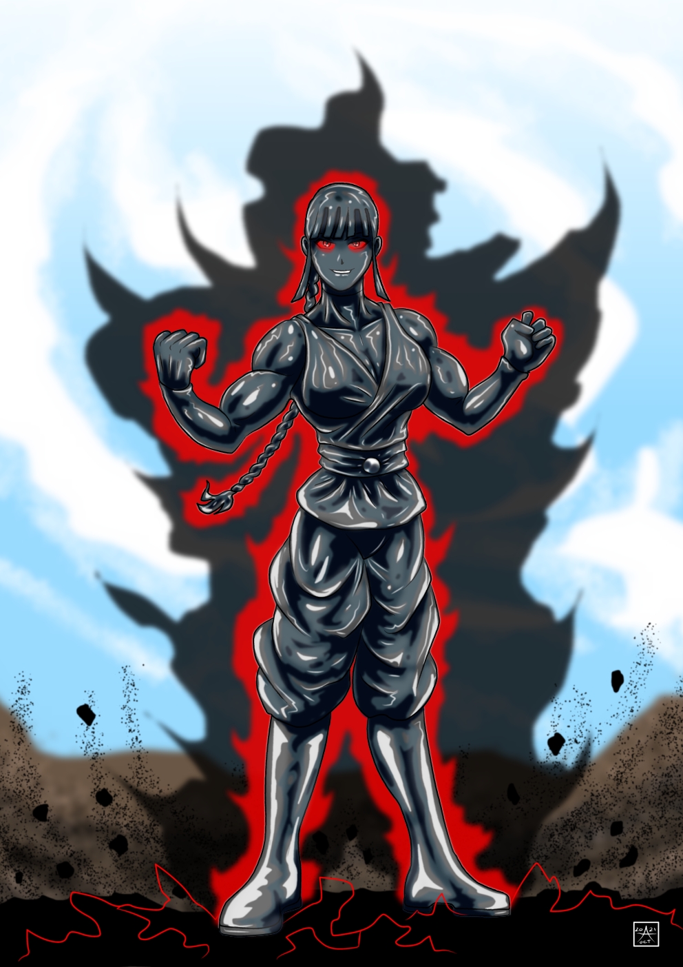 Commission - Obsidian Fire by adamantis on DeviantArt