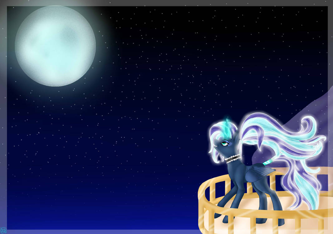 Mlp Moon Rises MLP Luna Moon rise by hazepages on DeviantArt